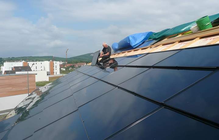 Pose de panneau photovoltaïque Colmar